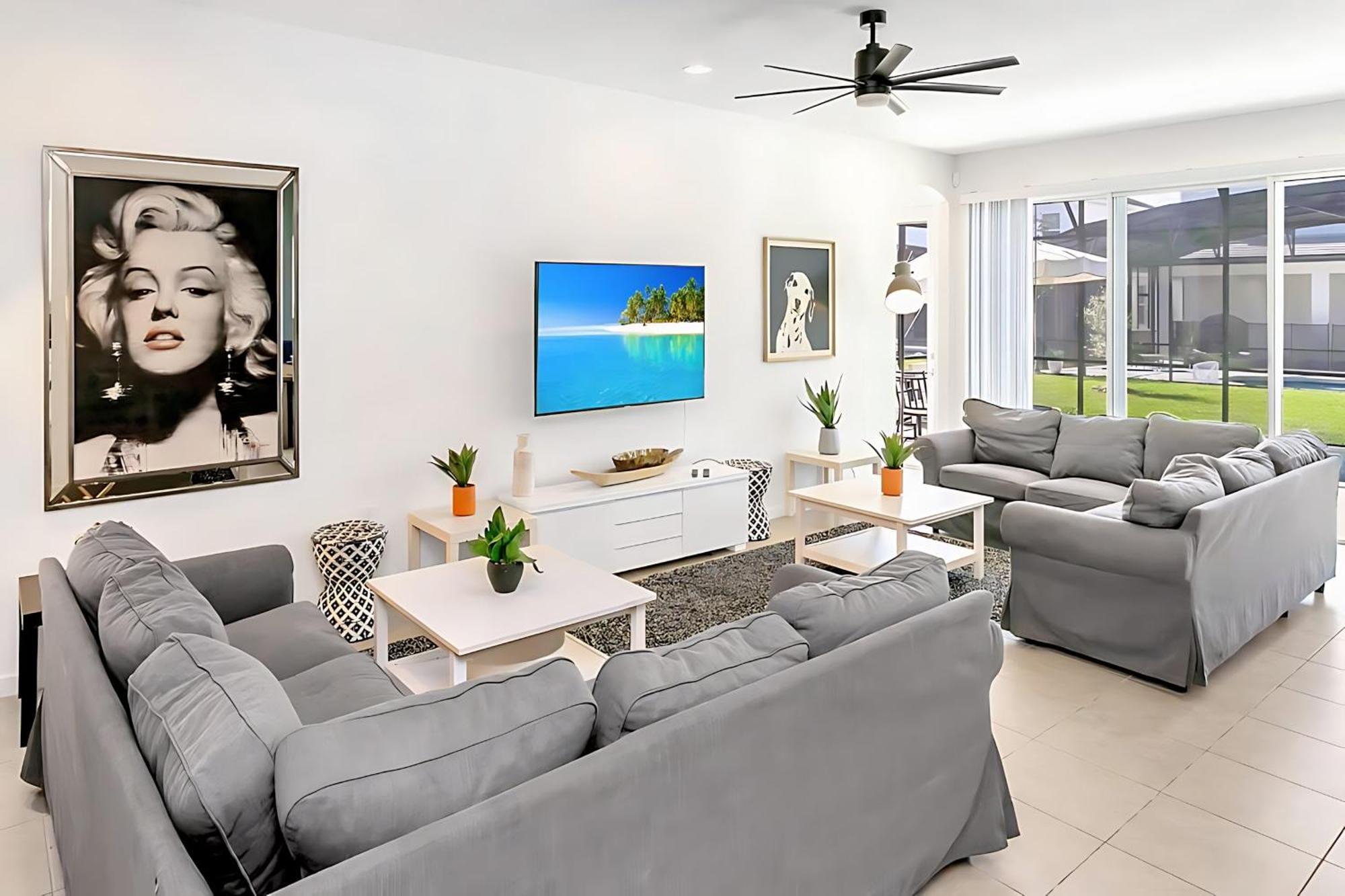 קיסימי 10Br Luxury Home Near Disney W Pool & Games Room מראה חיצוני תמונה